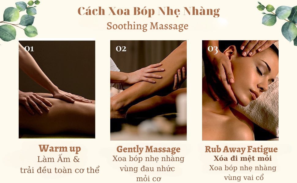 Dầu massage chuyên nghiệp dành cho Spa cao cấp Thư giãn, Trị liệu tự nhiên Sả Chanh & Gừng - 500ml