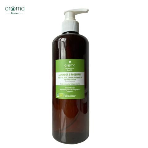 Dầu Massage Aroma - Dầu Oải Hương & Hương Thảo Lavender Rosemary | Trị Liệu Spa, Ngủ Ngon & Giảm Nhức Mỏi