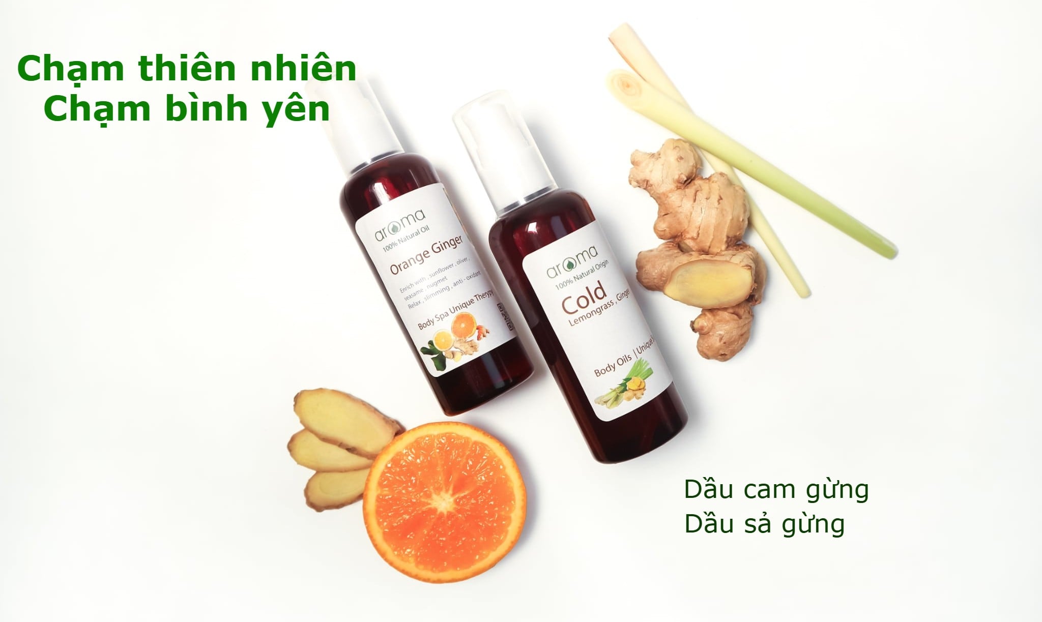 Dầu Massage Slimming Aroma 100% Thiên Nhiên – Giảm Mỡ & Săn Chắc Da