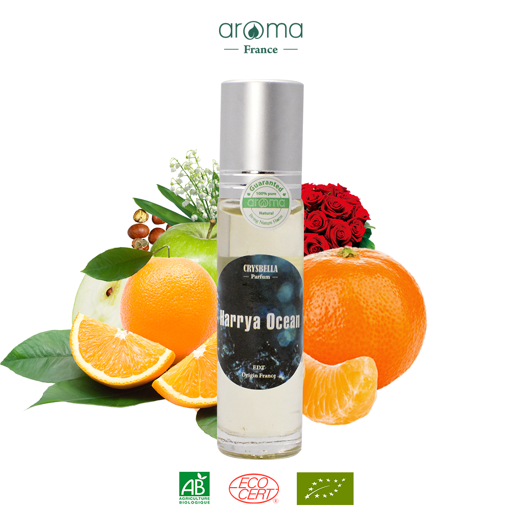 Nước hoa thiên nhiên Hoa nhài, nước biển, Hoa linh lan và Hoa hồng - Harrya Ocean perfume