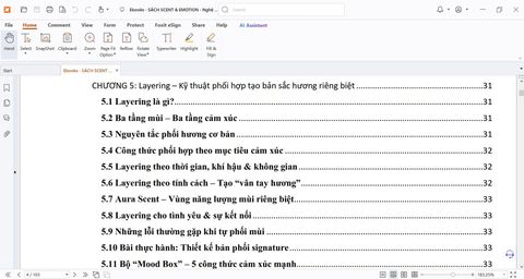 SÁCH  Scent & Emotion – Hương Thơm & Cảm Xúc - Nghệ thuật tạo dấu ấn mùi riêng biệt cho Cá nhân, Doanh nhân & Thương hiệu cảm xúc