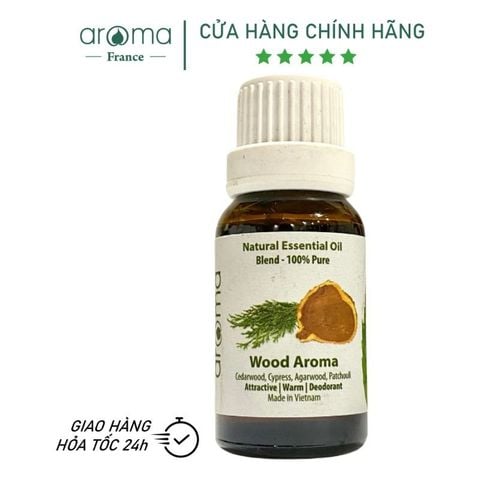 Tinh Dầu Thiên Nhiên Hương Gỗ - Wood Aroma Essential Oil - tinh dầu xông nhà, tinh dầu thơm nhà