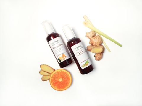 “AromaCamGung+ – Dầu Massage Cam Gừng Thiên Nhiên: Liệu Pháp Thư Giãn & Phục Hồi Toàn Diện