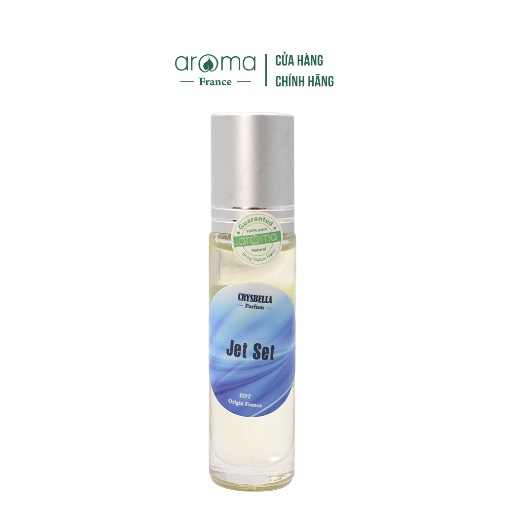 Nước hoa thiên nhiên Phúc bồn tử, Quả mơ , Hoa nhài, hương biển - Unisex Jet Set perfume