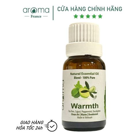 Tinh Dầu Thiên Nhiên Làm Ấm - Warmth Essential Oil - tinh dầu xông nhà, tinh dầu thơm nhà