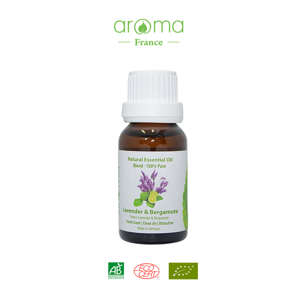 Tinh Dầu Thiên Nhiên Oải Hương & Cam Hương - Lavender & Bergamote Essential Oil - Tinh dầu oải hương - Tinh dầu cam, tinh dầu xông nhà, tinh dầu thơm nhà