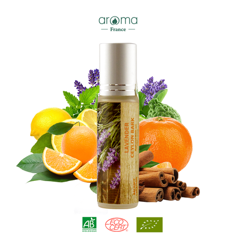 Nước hoa thiên nhiên Vỏ quế tươi, oải hương Pháp, Oải hương Spike - cinnamon lavender perfume