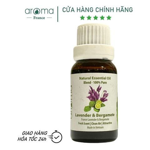 Tinh Dầu Thiên Nhiên Oải Hương & Cam Hương - Lavender & Bergamote Essential Oil - Tinh dầu oải hương - Tinh dầu cam, tinh dầu xông nhà, tinh dầu thơm nhà