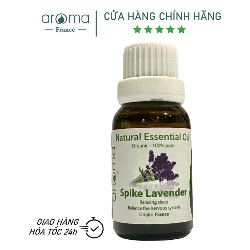 Tinh Dầu Thiên Nhiên Oải Hương Pháp - Spike Lavender Essential Oil - Tinh dầu oải hương - Tinh dầu hương thảo, tinh dầu xông nhà, tinh dầu thơm nhà