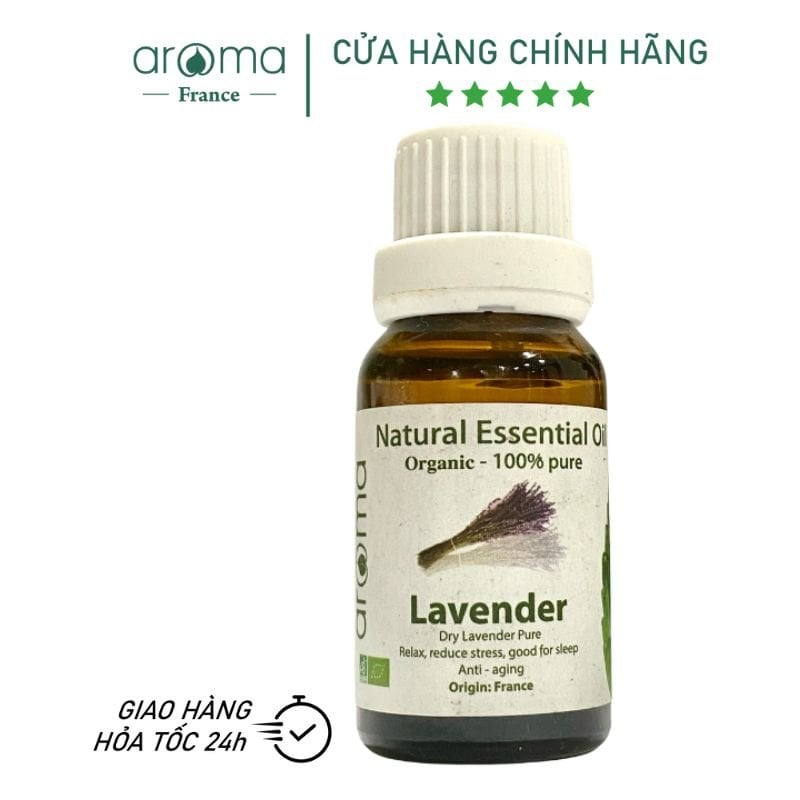 Tinh Dầu Oải Hương Pháp Nguyên Chất – Giúp Ngủ Ngon, Dịu Cảm Xúc