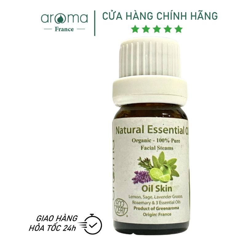 Tinh Dầu Hữu Cơ Dành Cho Da Dầu - Eco Oil Skin Essential Oil - tinh dầu xông nhà, tinh dầu thơm nhà