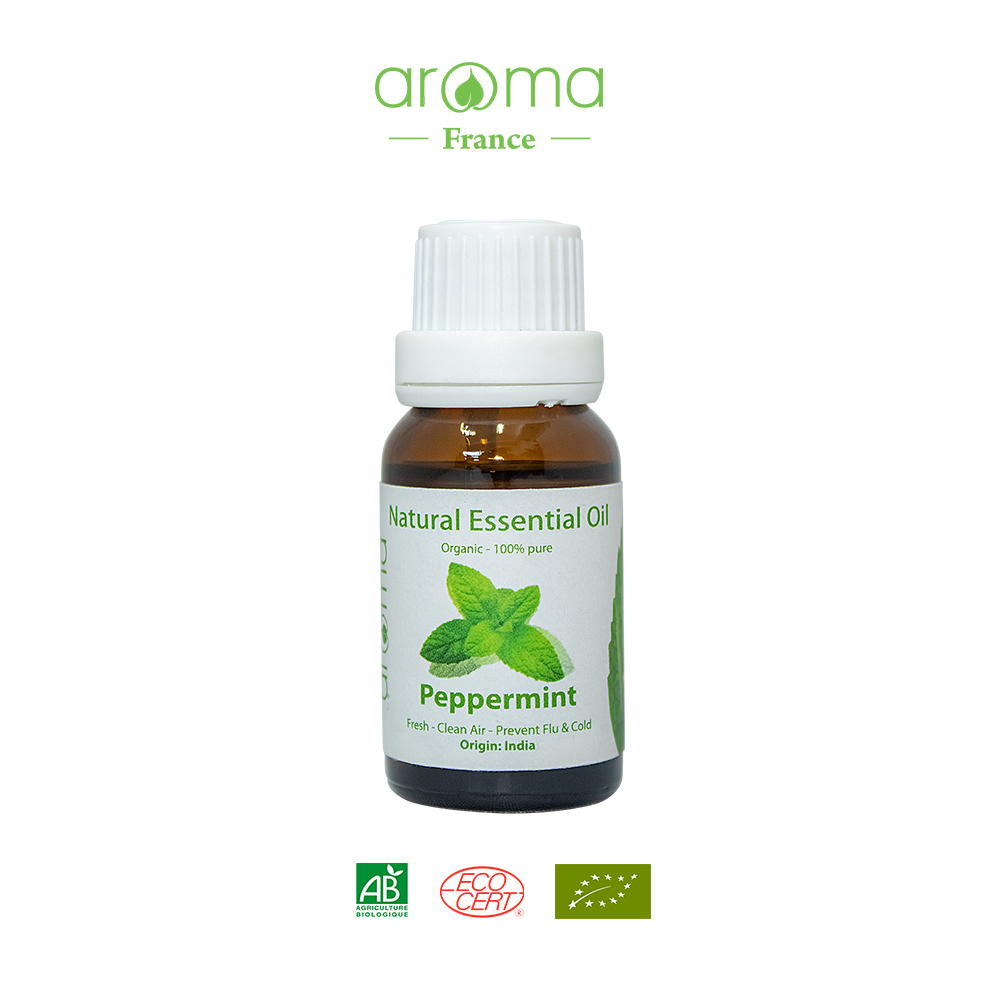 Tinh Dầu Thiên Nhiên Bạc Hà Ấn - Peppermint Essential Oil - Tinh dầu bạc hà, tinh dầu xông nhà, tinh dầu thơm nhà