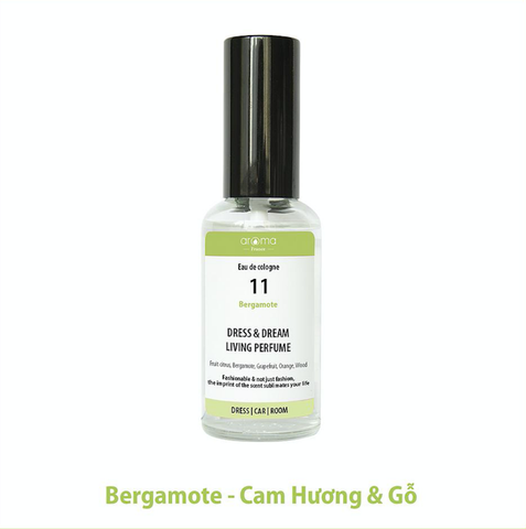 Nước xịt thơm quần áo Cam hương - Bergamote số 11