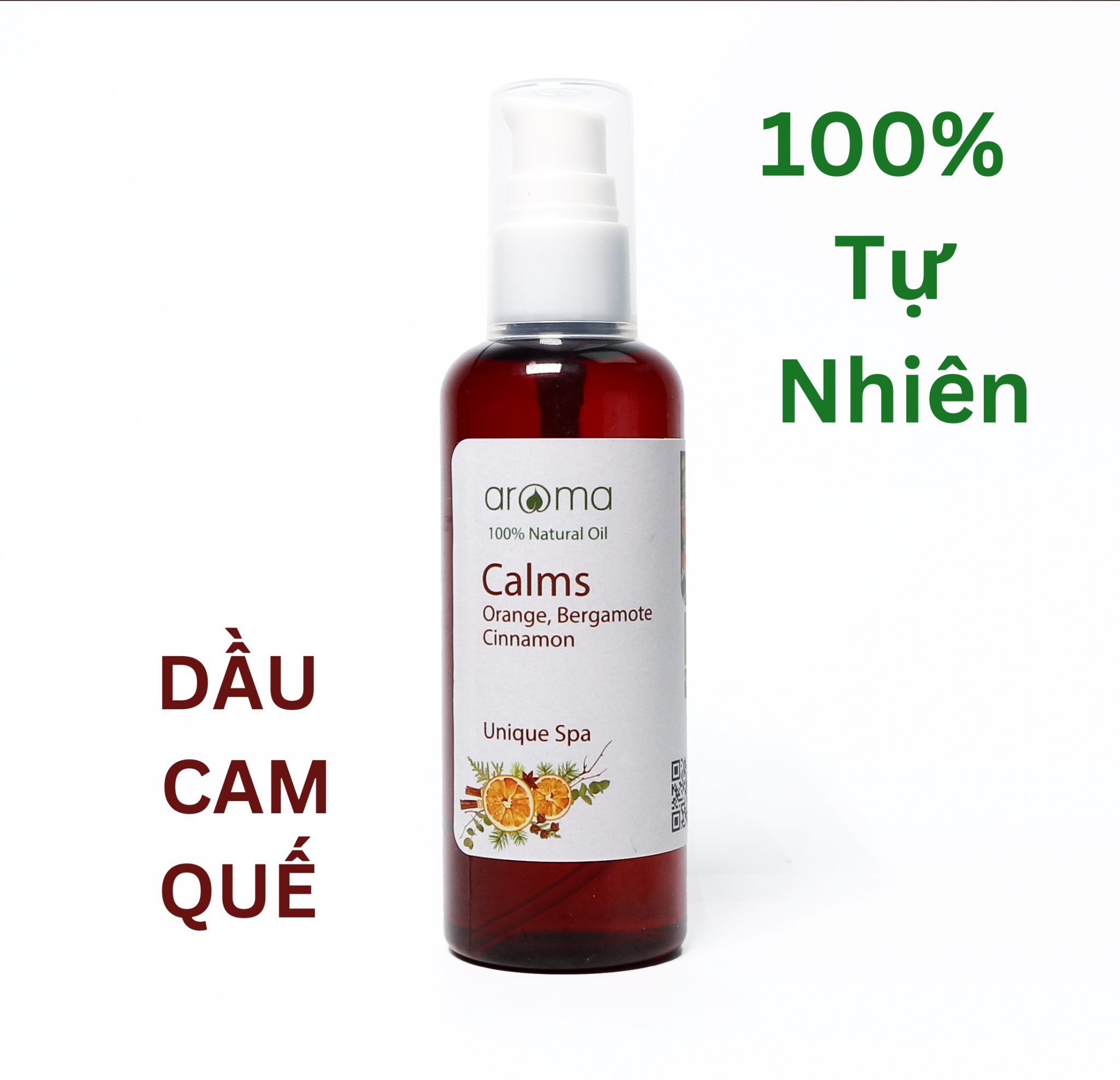 Dầu massage Cam Quế Aroma – Liệu pháp Ấm Áp Từ Thiên Nhiên