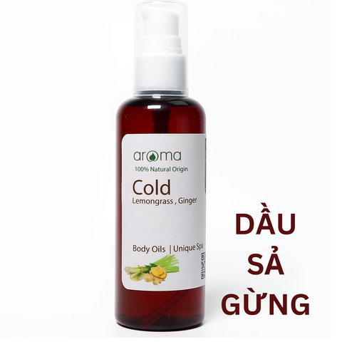 Dầu Massage Sả Gừng Nguyên Chất Aroma – Liệu Pháp Giảm Stress & Mỏi Cơ
