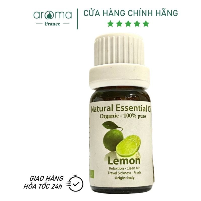 Tinh Dầu Hữu Cơ Vỏ Chanh - Eco Lemon Essential Oil - tinh dầu xông nhà, tinh dầu thơm nhà