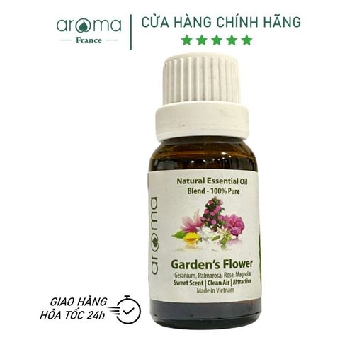 Tinh Dầu Thiên Nhiên Vườn Hoa - Garden's Flower Essential Oil - tinh dầu xông nhà, tinh dầu thơm nhà