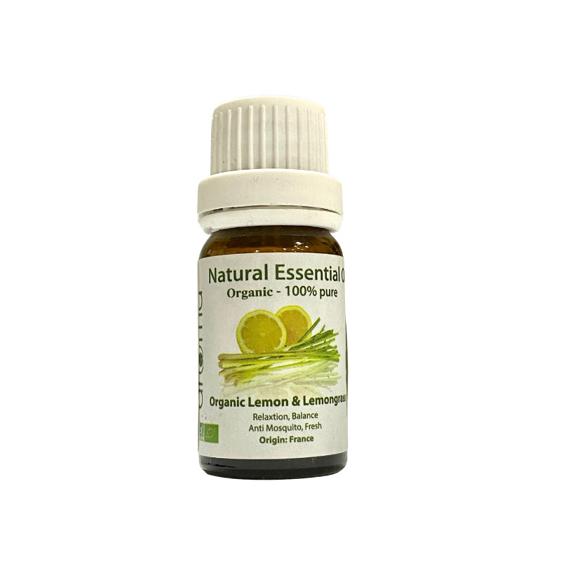 Tinh Dầu Chanh và Sả Chanh Aroma Lemon & Lemongrass - Tinh Khiết Từ Thiên Nhiên