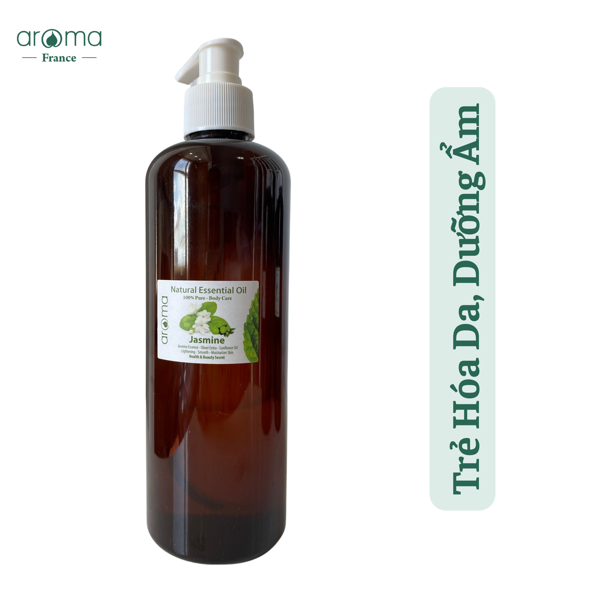 Dầu Massage Hoa Lài Cao Cấp Aroma Jasmine – Sáng Da, Ngủ Ngon, Dưỡng Ẩm