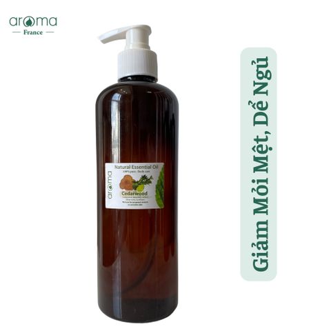 Dầu massage spa cao cấp Hoàng Đàn Tuyết Tùng - 500ml - Cedarwood Body Oil