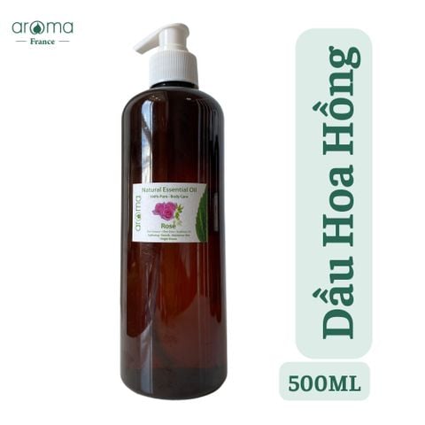 Dầu massage spa cao cấp Hoa Hồng - 500ml - Rose Body Oil