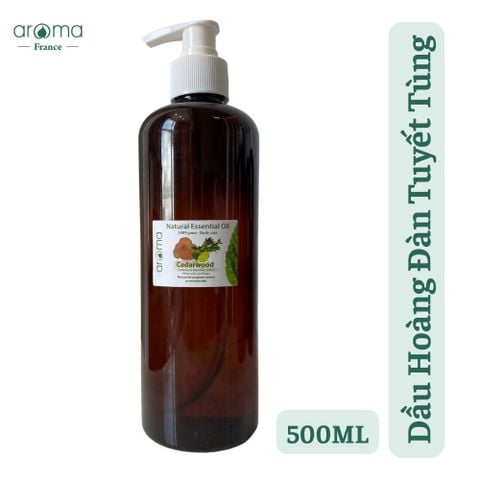 Dầu massage spa cao cấp Hoàng Đàn Tuyết Tùng - 500ml - Cedarwood Body Oil