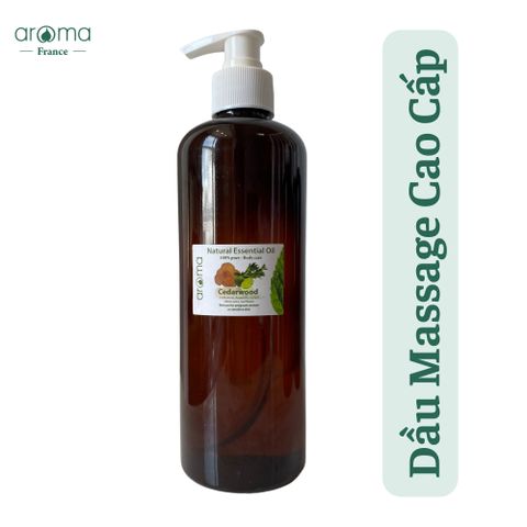 Dầu massage spa cao cấp Hoàng Đàn Tuyết Tùng - 500ml - Cedarwood Body Oil