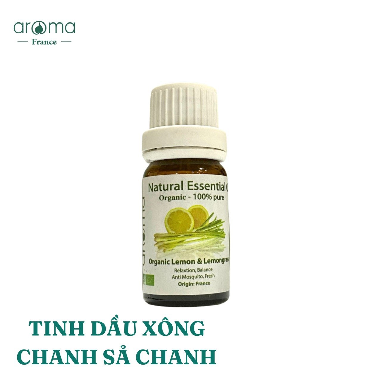 Tinh Dầu Chanh và Sả Chanh Aroma Lemon & Lemongrass - Tinh Khiết Từ Thiên Nhiên