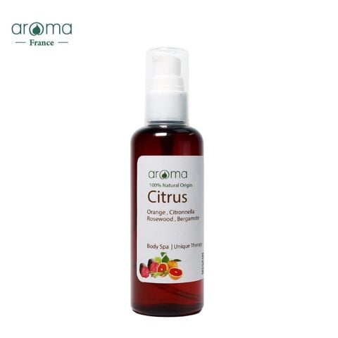 Dầu Massage sả cam Aroma Citrus dưỡng thể