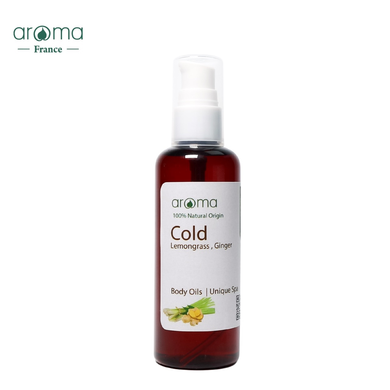 Dầu Massage Spa Sả Chanh Gừng Lemongrass & Ginger Aroma 500ml – Trải Nghiệm Thư Giãn Tuyệt Vời Từ Thiên Nhiên
