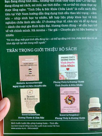 Sách Tinh Dầu & Sức Khỏe Chữa Lành – Cẩm Nang Ứng Dụng Hương Thơm Phục Hồi Cơ Thể & Cảm Xúc