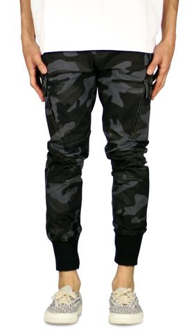 Black Camo Cargo Jogger