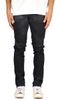 Black Biker Track Jean