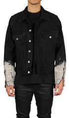 Flame Black Denim Jacket