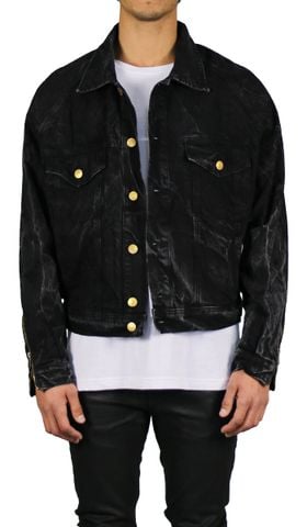 Thunder Black Denim Jacket