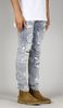 LT.Blue Rag Splatter Jean