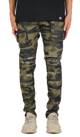 Olive Camo Cargo Pant