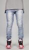 LT.Blue Drop Crotch Denim Jogger