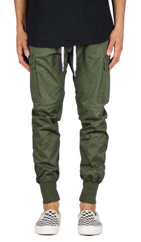 Olive Cargo Jogger