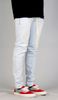 White Blue Slim Jean