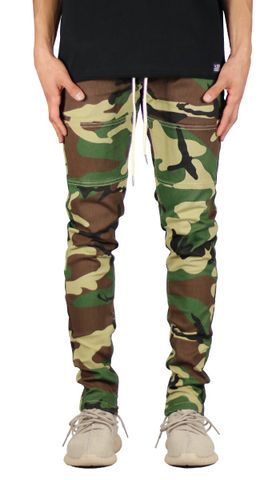 Woodland Camo Zipper Pant