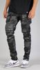 Black Camo Cargo Pant