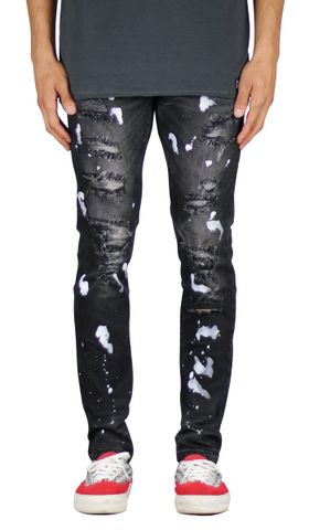 Black Rag Splatter Jean