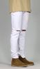 White Nate Zipper Pant