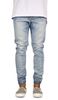 LT.Blue Drop Crotch Denim Jogger