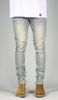 Light Vintage Stack Zipper Jean