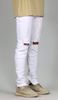 White Nate Zipper Pant