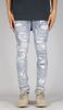 LT.Blue Rag Splatter Jean