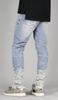 Flame Blue Zipper Jean