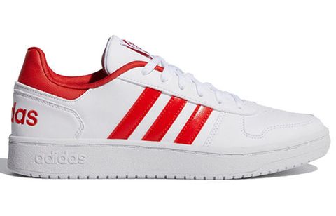 Adidas Neo Hoops 2.0 White/Red ART EE6501 Chính Hãng - Qua Sử Dụng - Độ Mới Cao